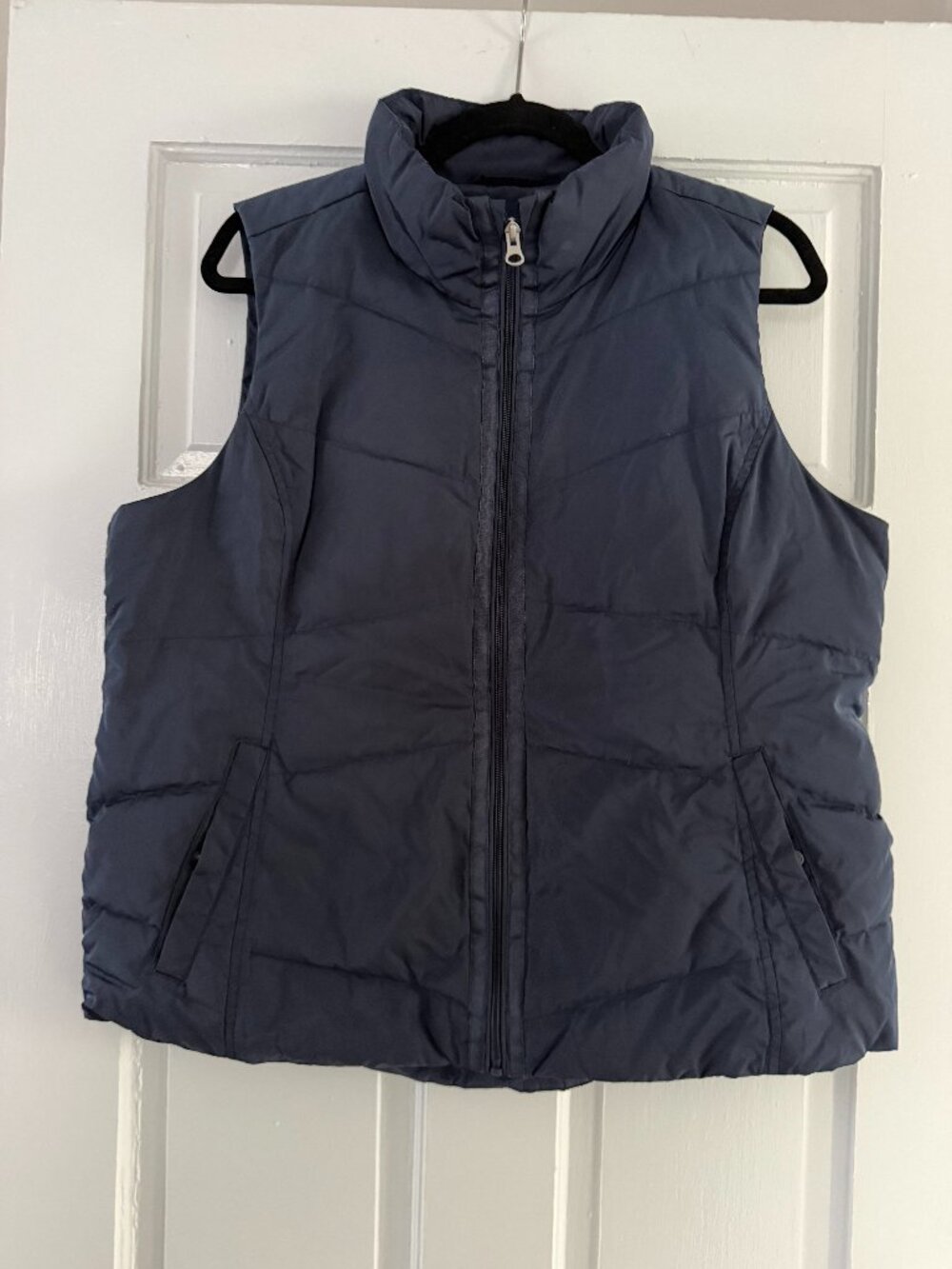 Lands End Navy Vest